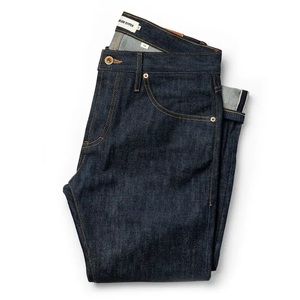 Taylor Stitch “The Slim Jean”
in Cone Mills Reserve Selvage